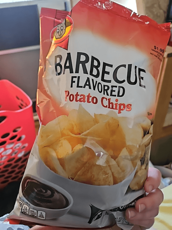 Barbecue Flavored Potato Chips