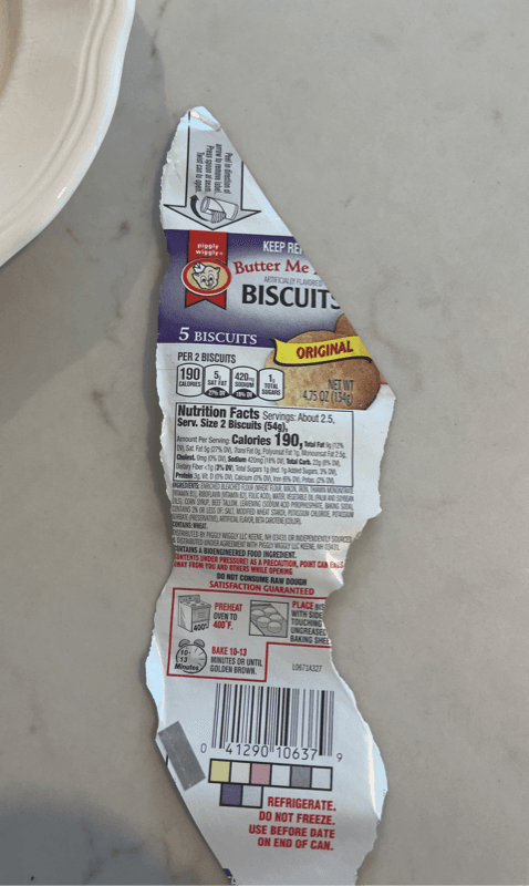 Piggly Wiggly Butter Me Nots Biscuits