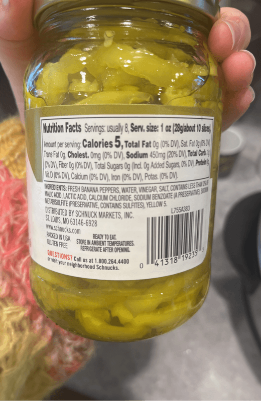 Schmucks Banana Pepper Mild Rings