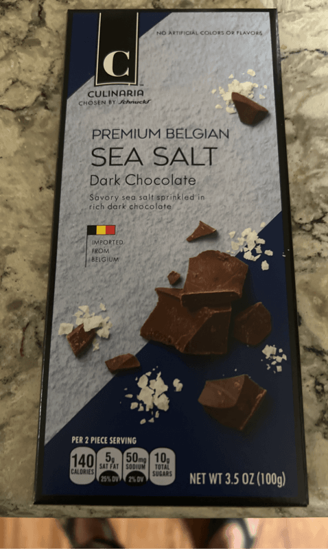 Culinaria Premium Belgian Sea Salt Dark Chocolate