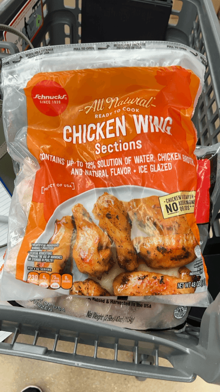 Schnucks Chicken Wing Sections