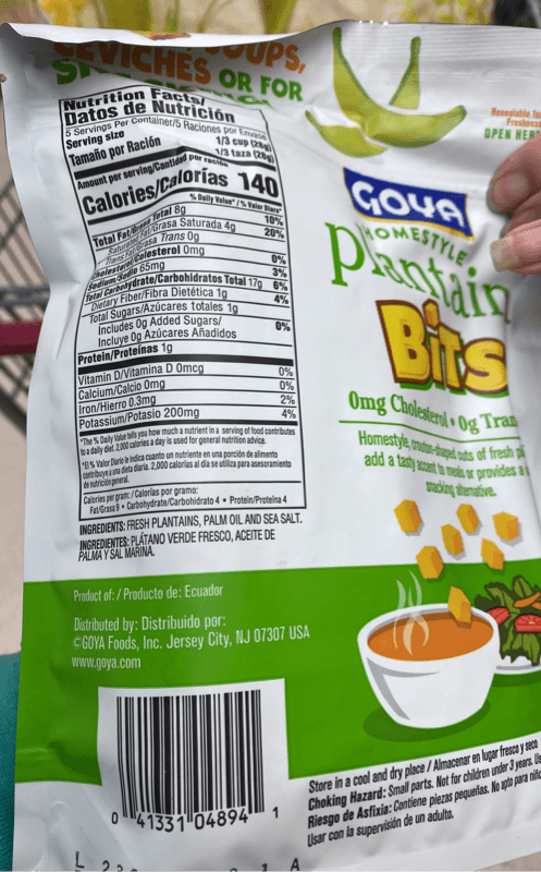 Goya Homestyle Plantain Bits