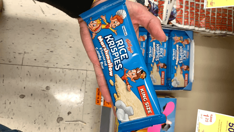 Kellogg'S Rice Krispies Marshmallow Flavored Candy Bar