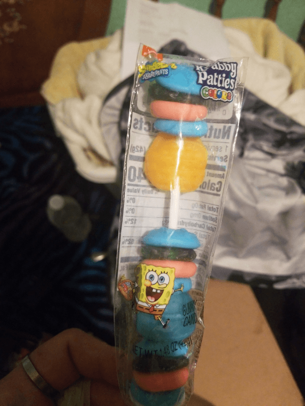 Frankford Spongebob Squarepants Krabby Patties Colors Gummy Candy