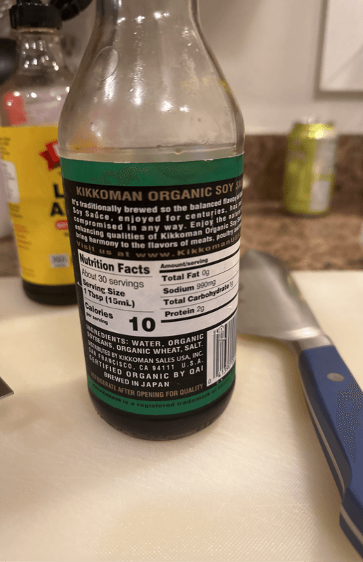 Kikkoman Traditionally Brewed Organic Soy Sauce