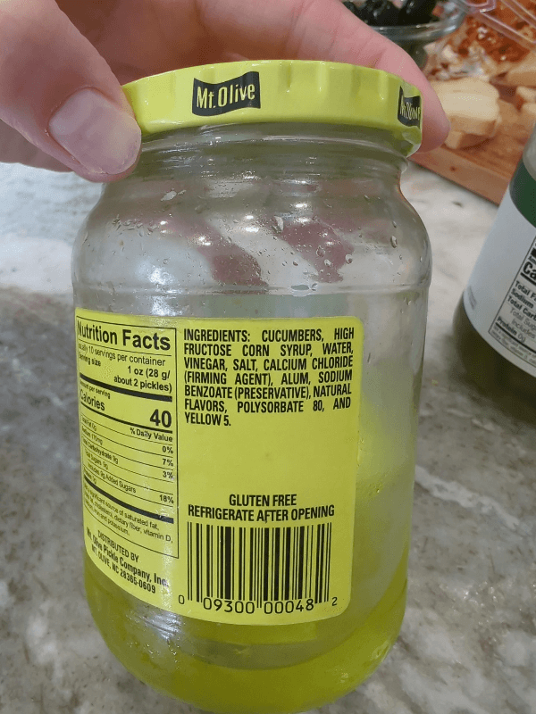 Is it Low FODMAP? Mt. Olive Sweet Gherkins