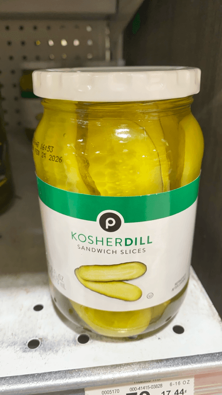 P Kosher Dill Sandwich