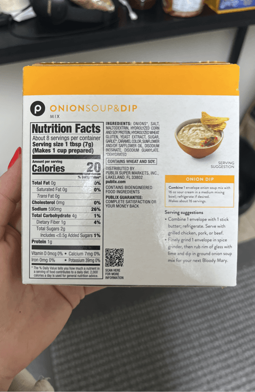 Publix Onion Soup & Dip Mix