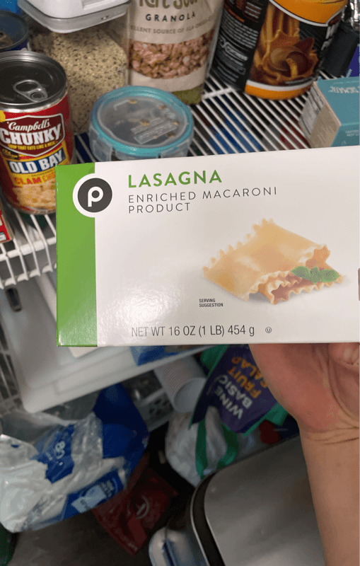 Publix Lasagna