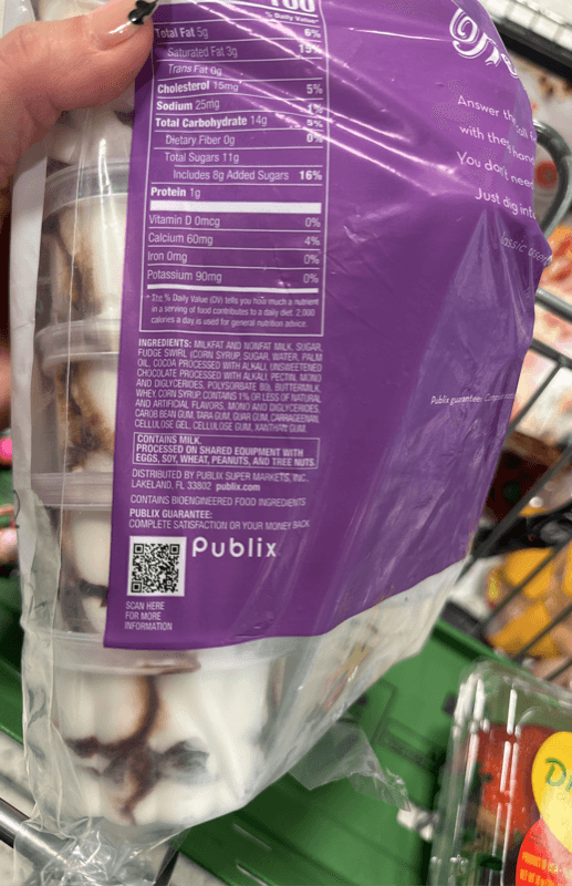 Publix Sundae Cups Vanilla-Flavored With Fudge Ribbon Ice Cream