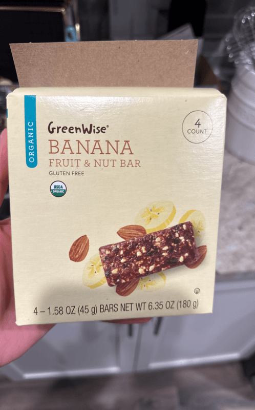 Greenwise Banana Fruit & Nut Bar
