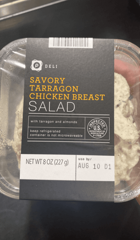 Publix Deli Savory Tarragon Chicken Breast Salad