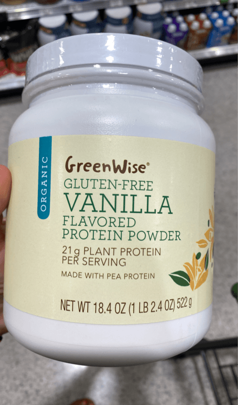 Greenwise Gluten-Free Organic Pea Protein Vanilla Powder