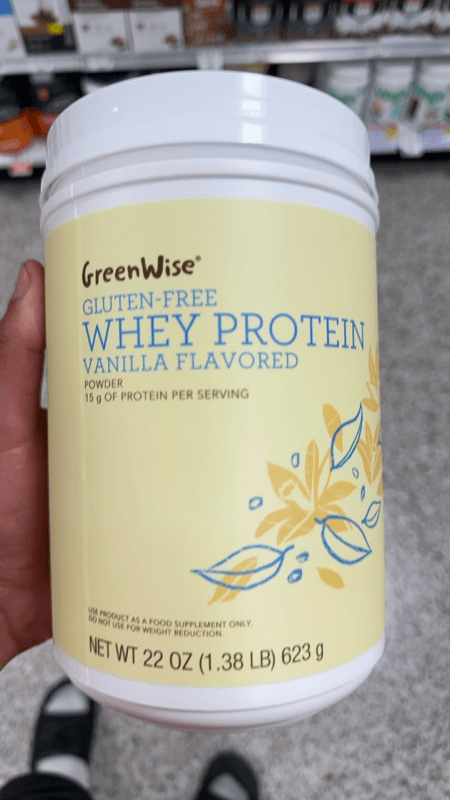 Greenwise Whey Protein Vanilla Flavored Protein Powder