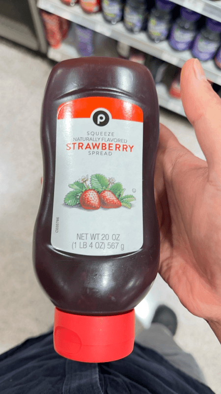 Publix Squeeze Strawberry Spread