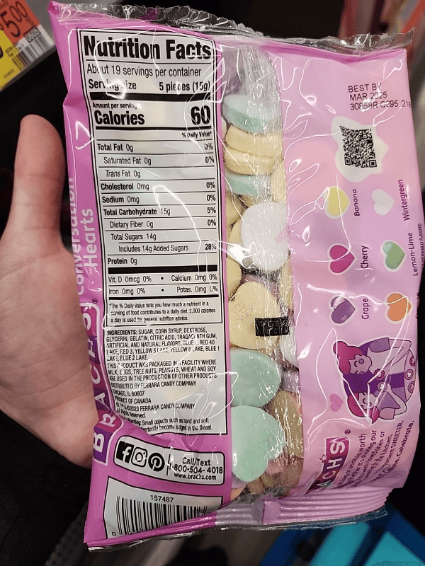 Brach'S Large Conversation Hearts Candy
