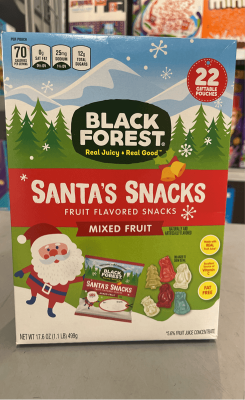 Black Forest Santa'S Snacks Mixed Fruit Flavored Snacks