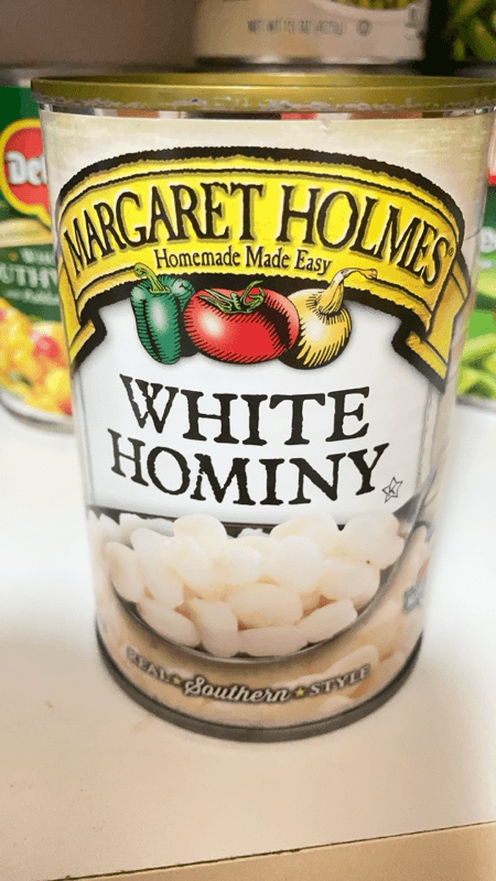 Margaret Holmes White Hominy