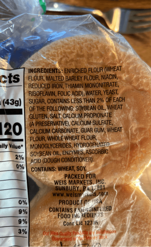 Weis Quality Classic Hamburger 8 Buns
