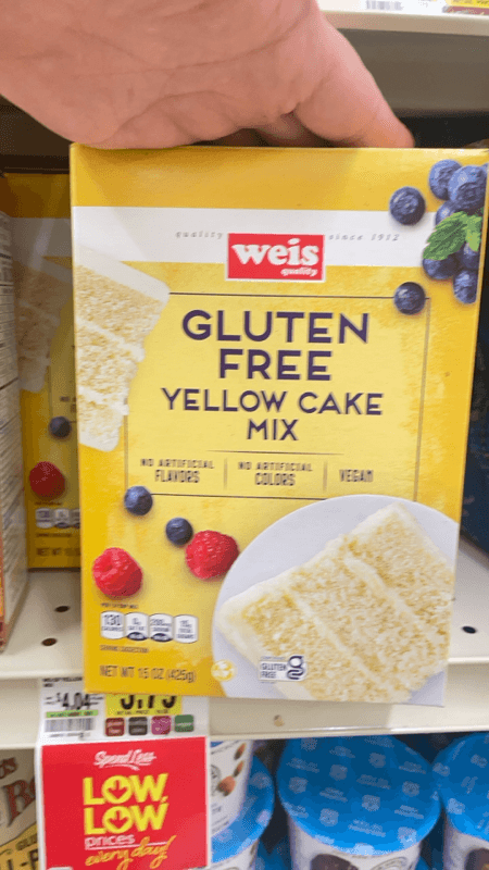 Weis Quality Gluten Free Yellow Cake Mix