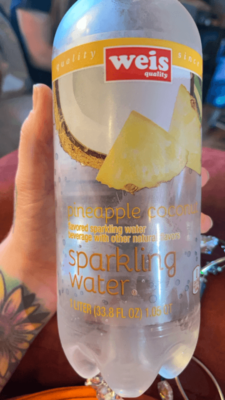 Weis Quality Pineapple Coconut Sparkling Water