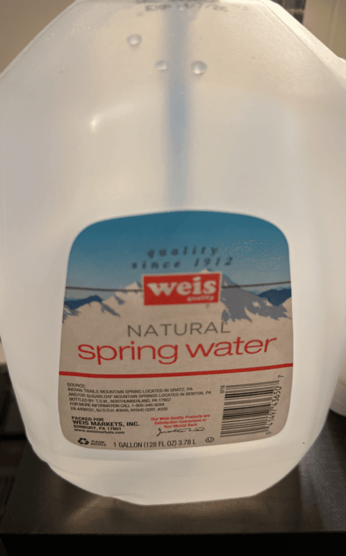 Weis Quality Natural Spring Water