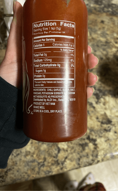 Fusia Sriracha Hot Chili Sauce