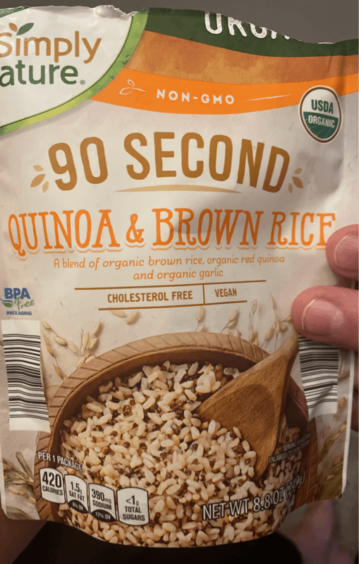 Is it Breastfeeding Friendly? Simply Nature 90 Second Quinoa & Brown Rice