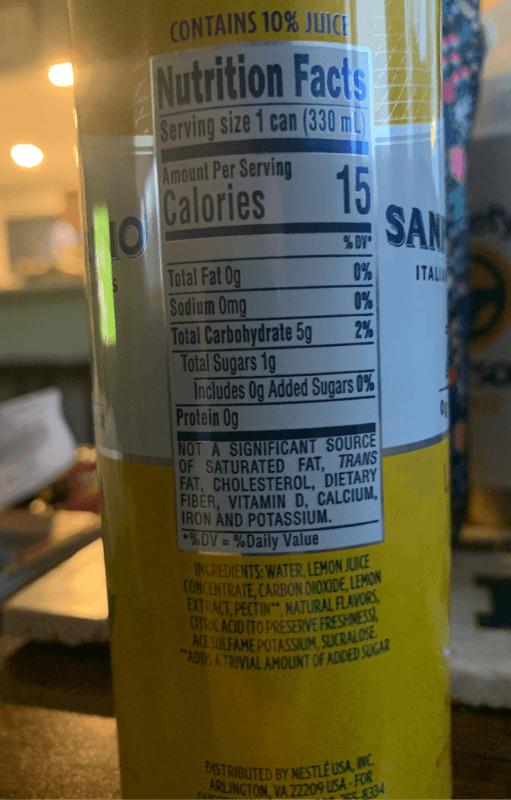 San Pellegrino Lemonade Sparkling Lemon Beverage