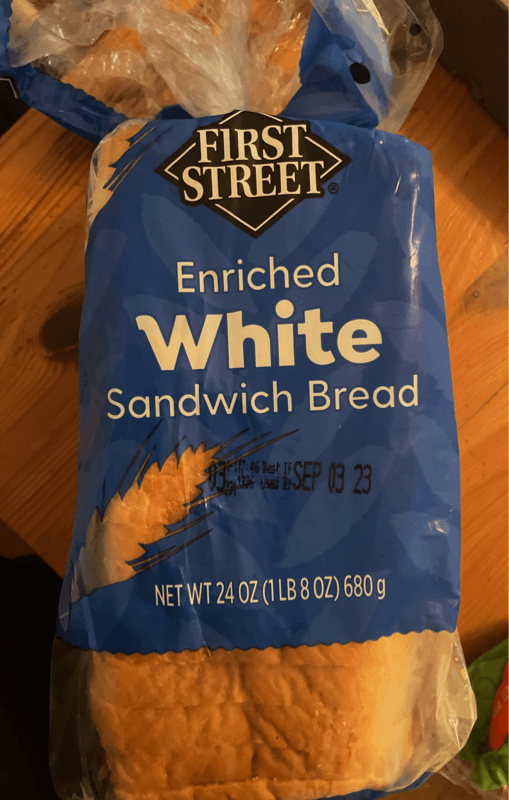 First Street Enriched White Sandwich Bread