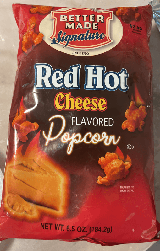 Better Made Signature Red Hot Cheese Flavored Popcorn