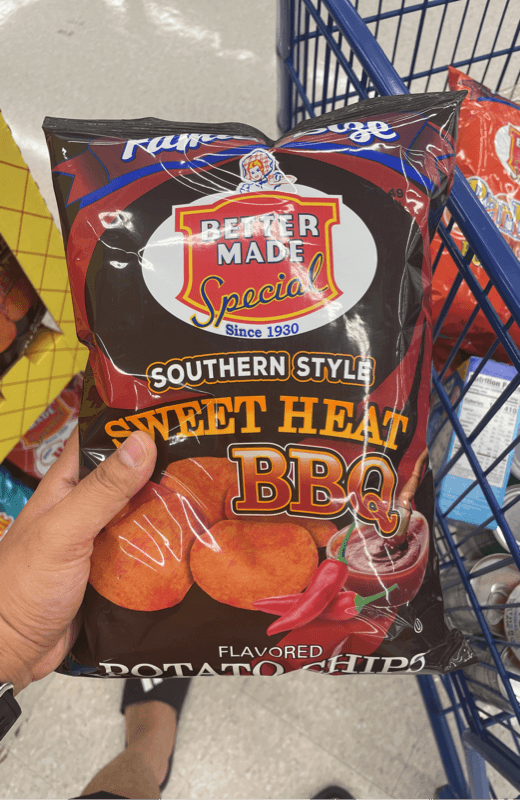 Better Made Special Southern Style Sweet Heat Bbq Flavored Potato Chips