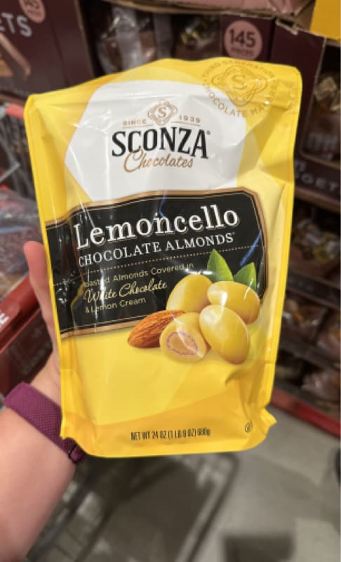 Sconza Chocolates Lemoncello Chocolate Almonds