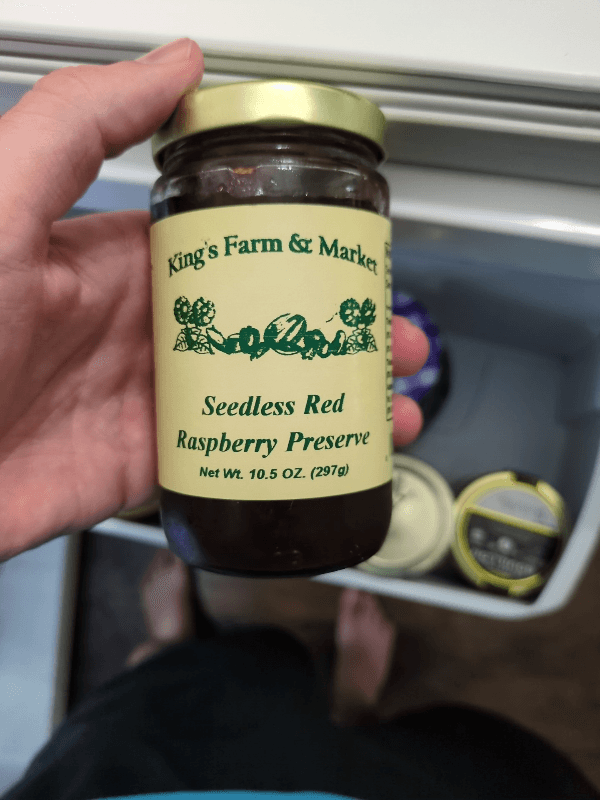 King'S Farm & Market Seedless Red Raspberry Preserve