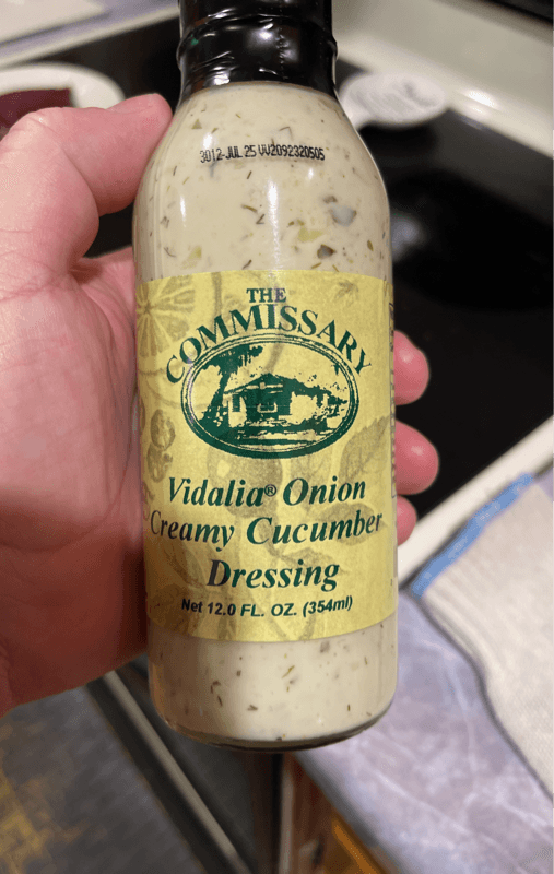 The Commissary Vidalia Onion Creamy Cucumber Dressing