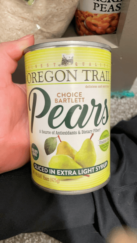 Oregon Trail Choice Bartlett Pears Sliced In Extra Light Syrup