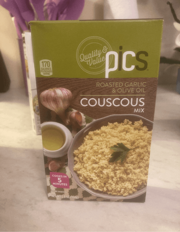 Quality & Value Pics Roasted Garlic & Olive Oil Couscous Mix