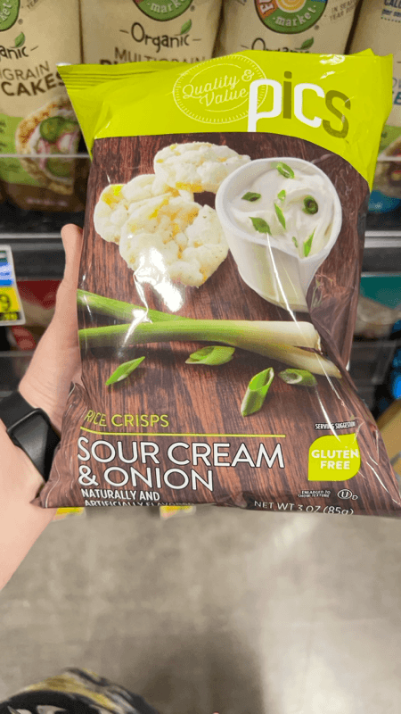 Pics Sour Cream & Onion Rice Crisps