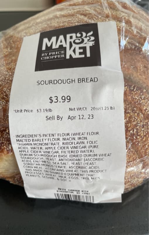 Market 32 By Price Chopper Sourdough Bread