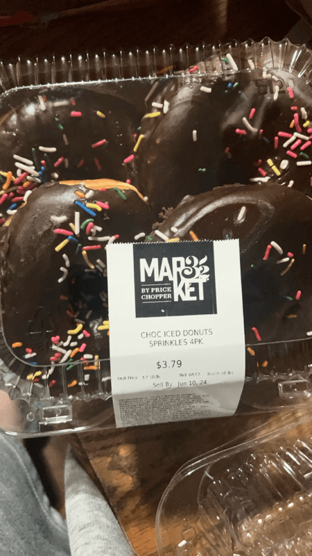 Market 32 By Price Chopper Chocolate Iced Donuts Sprinkles