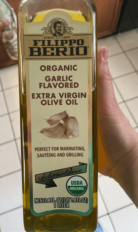 Filippo Berio Organic Garlic Flavored Extra Virgin Olive Oil