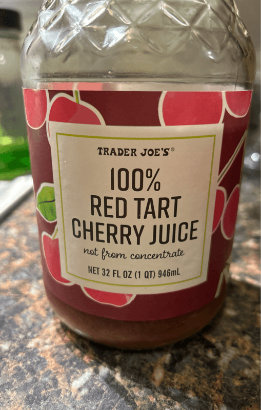 Trader Joe'S 100% Red Tart Cherry Juice