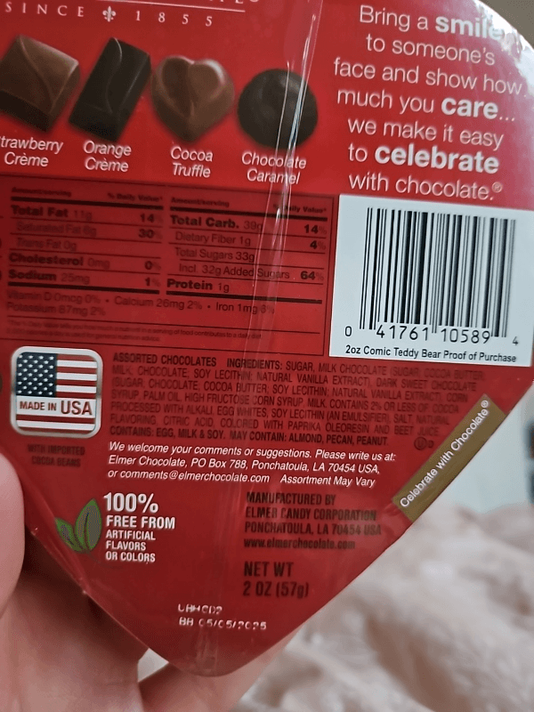Elmer Candy Happy Valentine'S Day I Like You Beary Much Assorted Chocolates