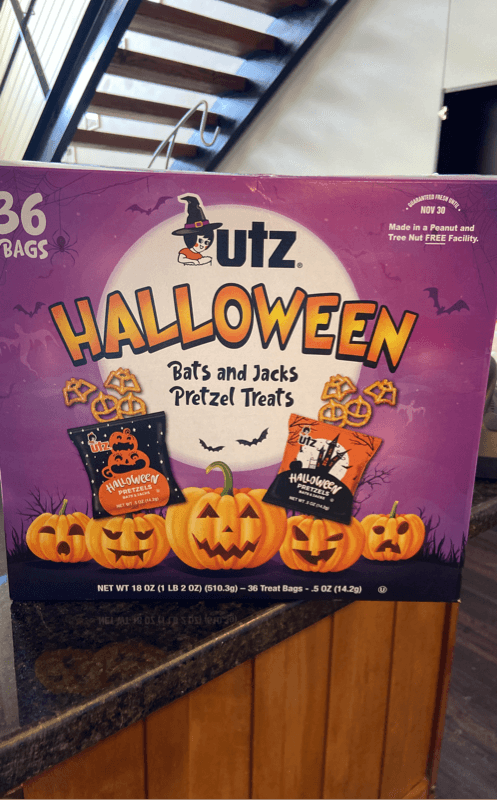 Utz Halloween Bats And Jacks Pretzel Treats