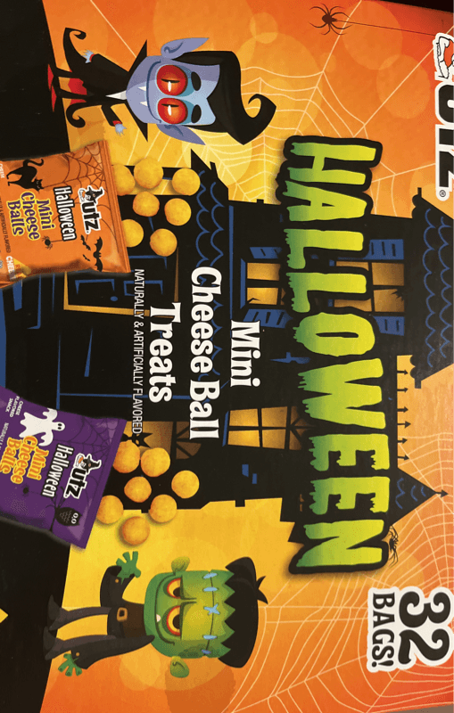 Utz Halloween Mini Cheese Ball Treats 32 Bags