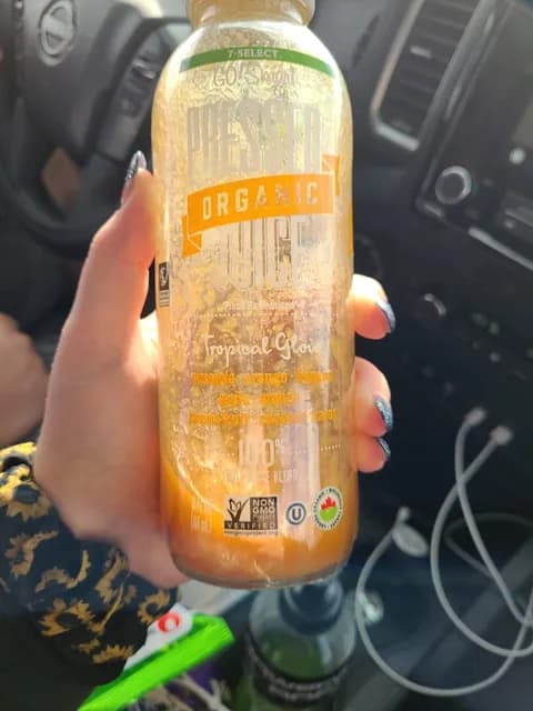 7-Select Go! Smart Organic Pressed Juice, Tropical Glow