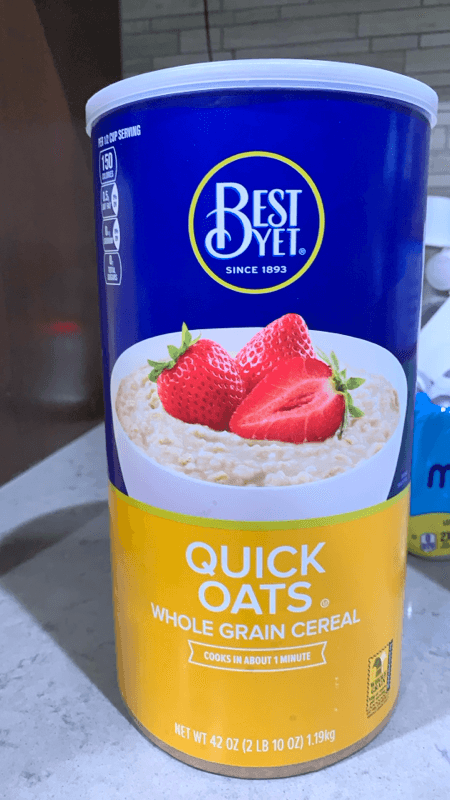 Best Yet Whole Grain Cereal Quick Oats