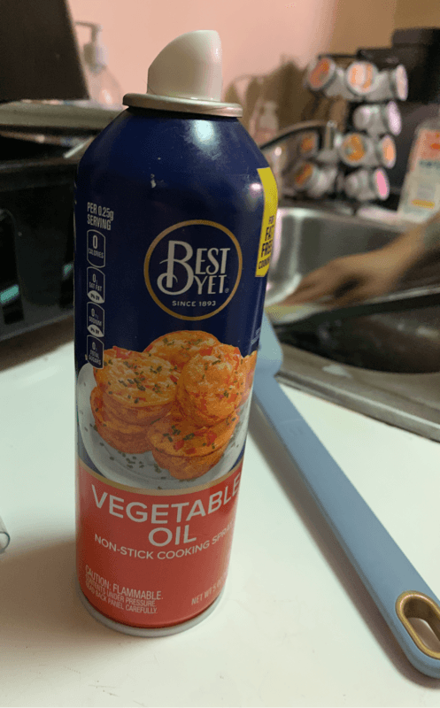 Best Yet Vegetable Oil Non-Stick Cooking Spray