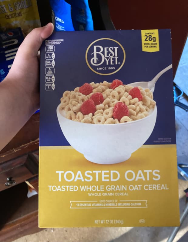 Best Yet Toasted Oats Cereal