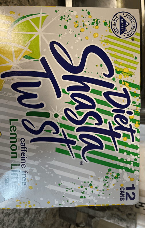 Diet Shasta Twist Lemon Lime Soda